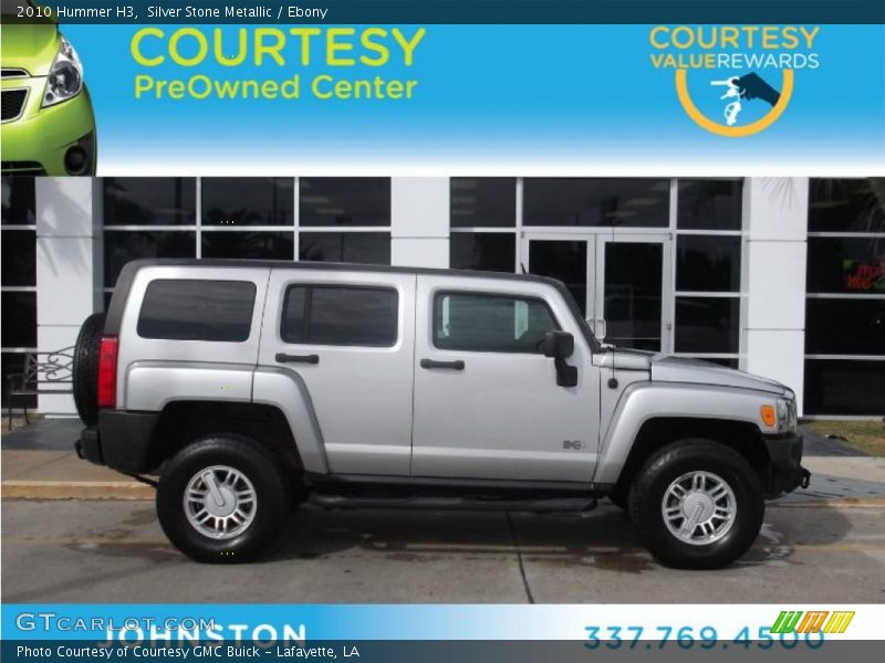 Silver Stone Metallic / Ebony 2010 Hummer H3
