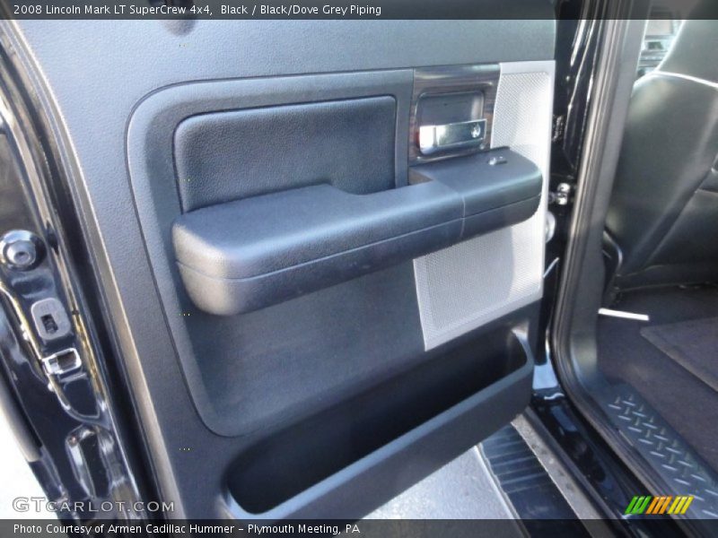 Black / Black/Dove Grey Piping 2008 Lincoln Mark LT SuperCrew 4x4