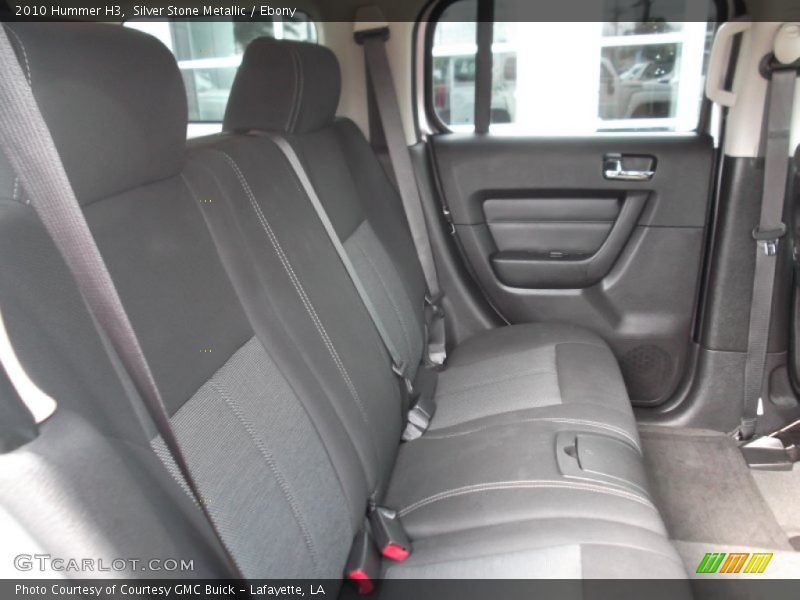 Rear Seat of 2010 H3 