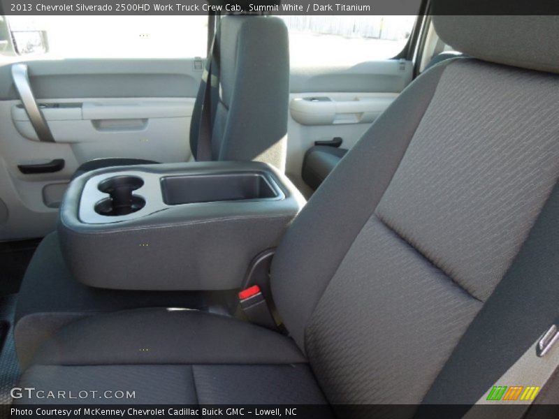 Summit White / Dark Titanium 2013 Chevrolet Silverado 2500HD Work Truck Crew Cab