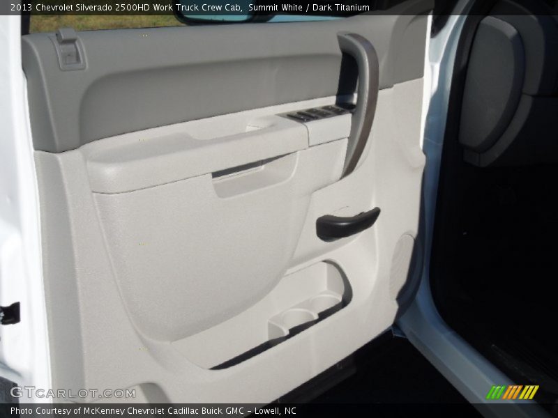 Summit White / Dark Titanium 2013 Chevrolet Silverado 2500HD Work Truck Crew Cab