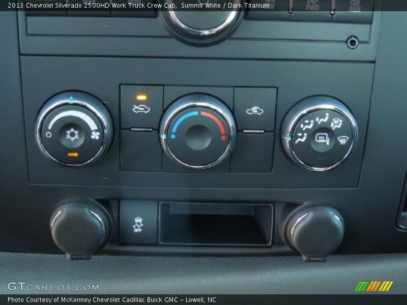 Summit White / Dark Titanium 2013 Chevrolet Silverado 2500HD Work Truck Crew Cab