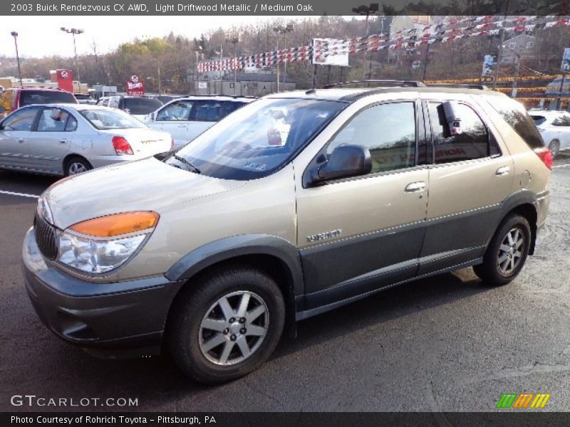 Light Driftwood Metallic / Medium Oak 2003 Buick Rendezvous CX AWD