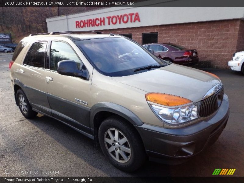 Light Driftwood Metallic / Medium Oak 2003 Buick Rendezvous CX AWD