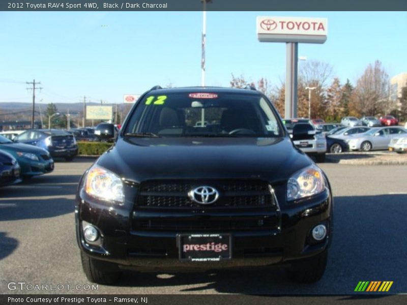 Black / Dark Charcoal 2012 Toyota RAV4 Sport 4WD