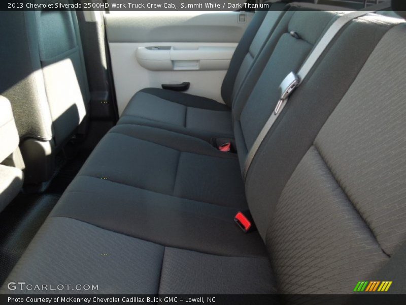 Summit White / Dark Titanium 2013 Chevrolet Silverado 2500HD Work Truck Crew Cab