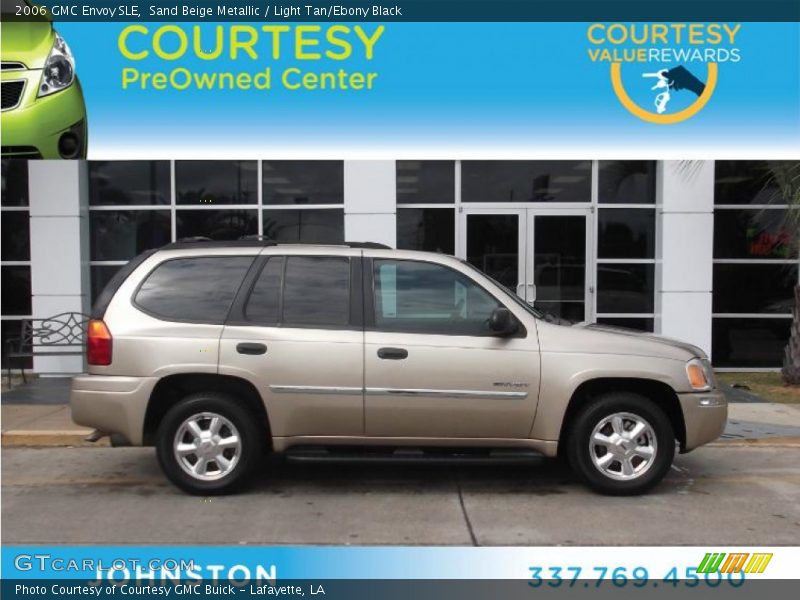 Sand Beige Metallic / Light Tan/Ebony Black 2006 GMC Envoy SLE