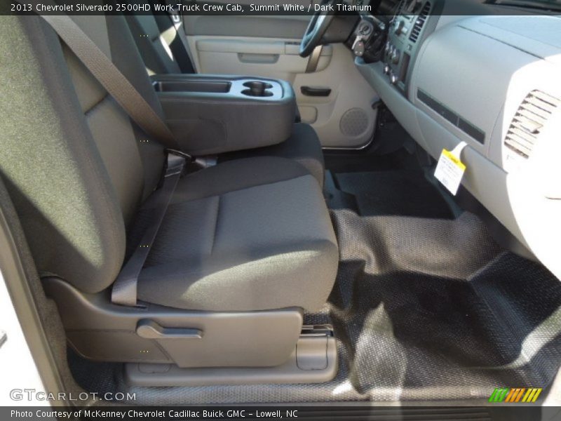 Summit White / Dark Titanium 2013 Chevrolet Silverado 2500HD Work Truck Crew Cab