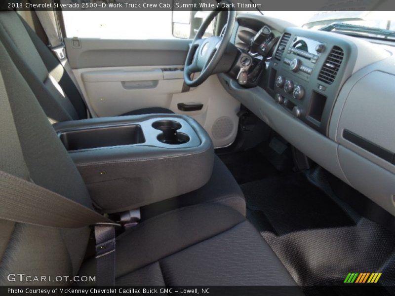 Summit White / Dark Titanium 2013 Chevrolet Silverado 2500HD Work Truck Crew Cab