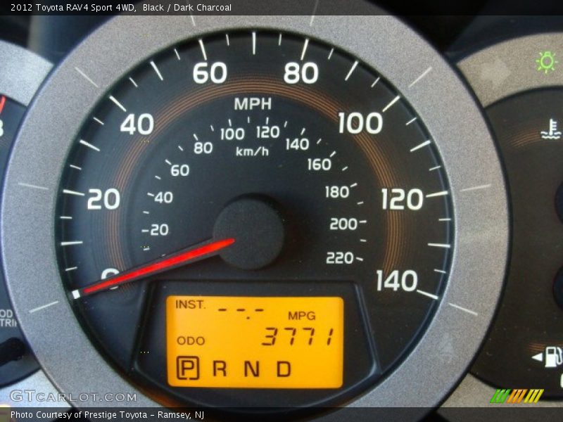 Black / Dark Charcoal 2012 Toyota RAV4 Sport 4WD