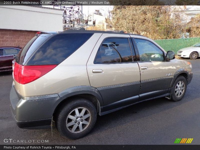 Light Driftwood Metallic / Medium Oak 2003 Buick Rendezvous CX AWD