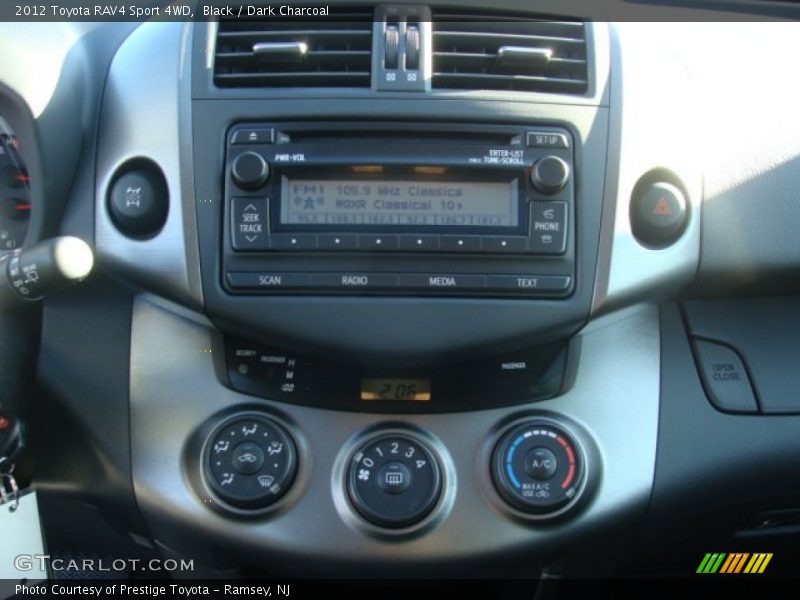 Black / Dark Charcoal 2012 Toyota RAV4 Sport 4WD