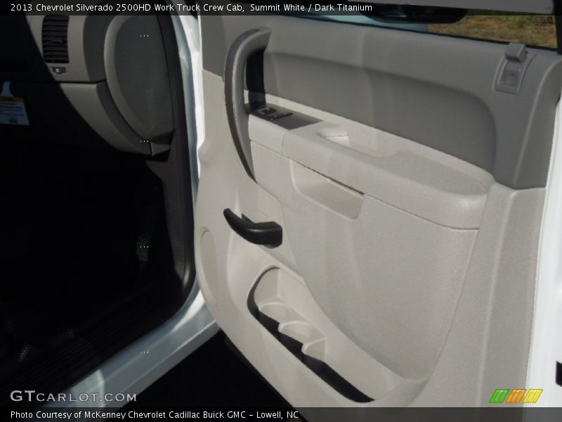 Summit White / Dark Titanium 2013 Chevrolet Silverado 2500HD Work Truck Crew Cab