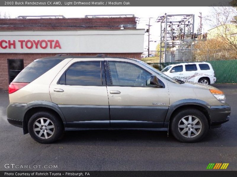 Light Driftwood Metallic / Medium Oak 2003 Buick Rendezvous CX AWD