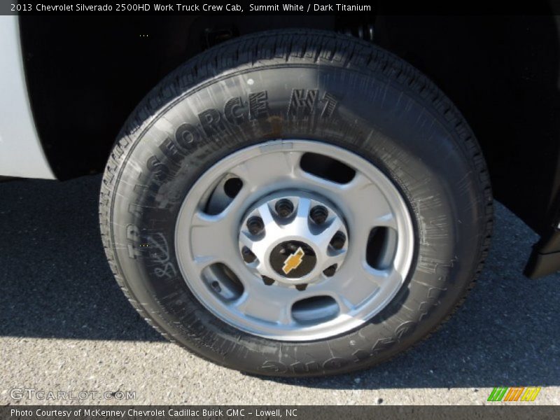Summit White / Dark Titanium 2013 Chevrolet Silverado 2500HD Work Truck Crew Cab