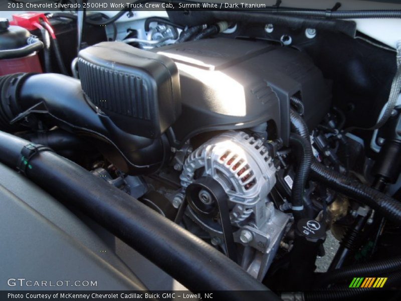 Summit White / Dark Titanium 2013 Chevrolet Silverado 2500HD Work Truck Crew Cab