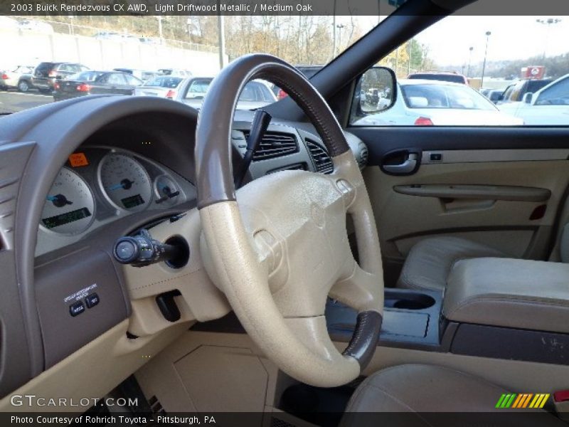 Light Driftwood Metallic / Medium Oak 2003 Buick Rendezvous CX AWD