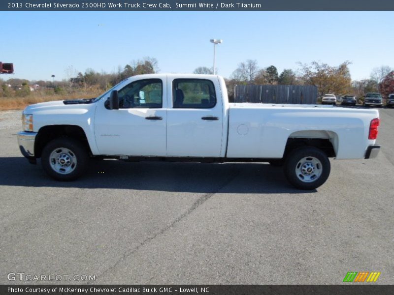 Summit White / Dark Titanium 2013 Chevrolet Silverado 2500HD Work Truck Crew Cab