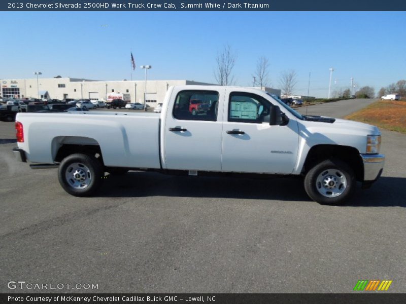 Summit White / Dark Titanium 2013 Chevrolet Silverado 2500HD Work Truck Crew Cab