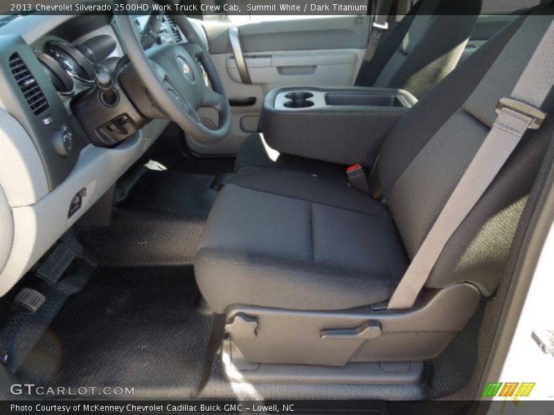Summit White / Dark Titanium 2013 Chevrolet Silverado 2500HD Work Truck Crew Cab