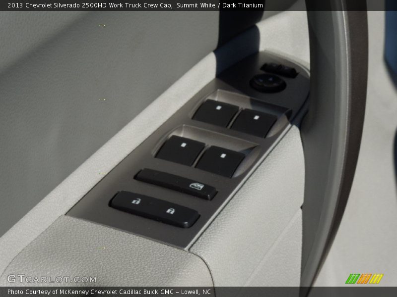 Summit White / Dark Titanium 2013 Chevrolet Silverado 2500HD Work Truck Crew Cab