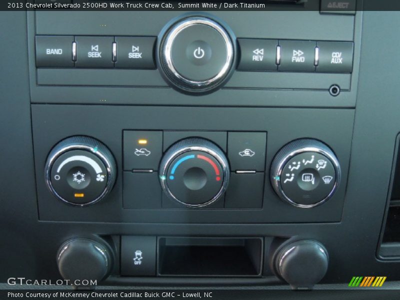 Summit White / Dark Titanium 2013 Chevrolet Silverado 2500HD Work Truck Crew Cab
