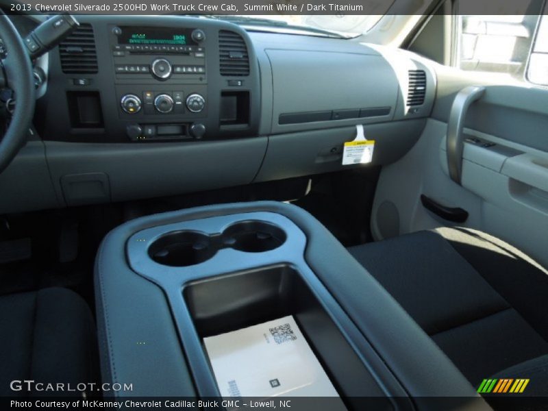 Summit White / Dark Titanium 2013 Chevrolet Silverado 2500HD Work Truck Crew Cab