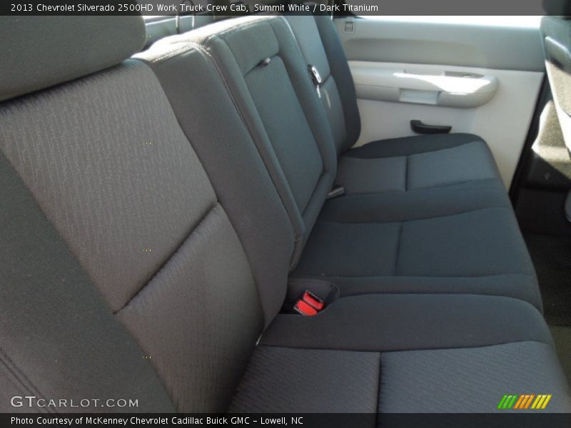 Summit White / Dark Titanium 2013 Chevrolet Silverado 2500HD Work Truck Crew Cab