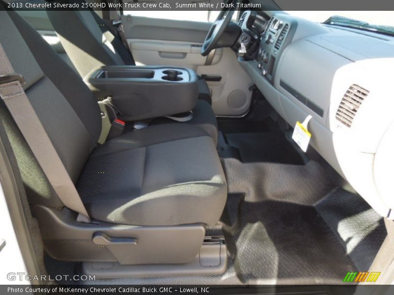 Summit White / Dark Titanium 2013 Chevrolet Silverado 2500HD Work Truck Crew Cab