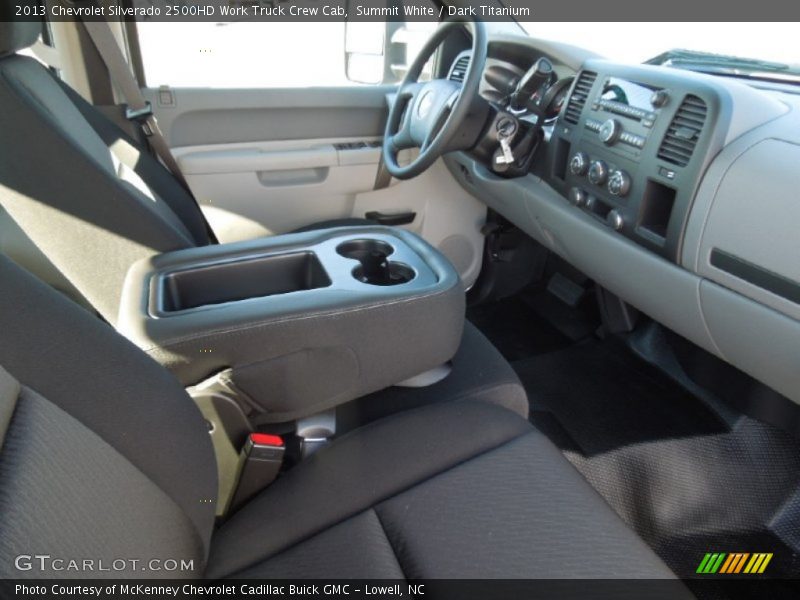 Summit White / Dark Titanium 2013 Chevrolet Silverado 2500HD Work Truck Crew Cab