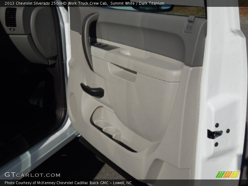 Summit White / Dark Titanium 2013 Chevrolet Silverado 2500HD Work Truck Crew Cab