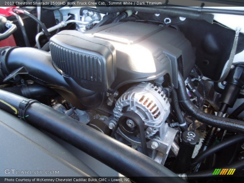 Summit White / Dark Titanium 2013 Chevrolet Silverado 2500HD Work Truck Crew Cab