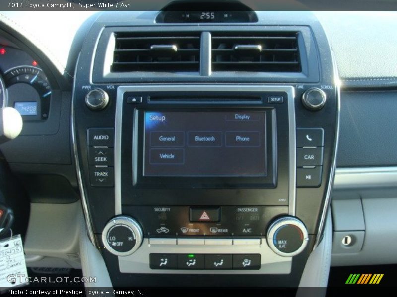 Super White / Ash 2012 Toyota Camry LE