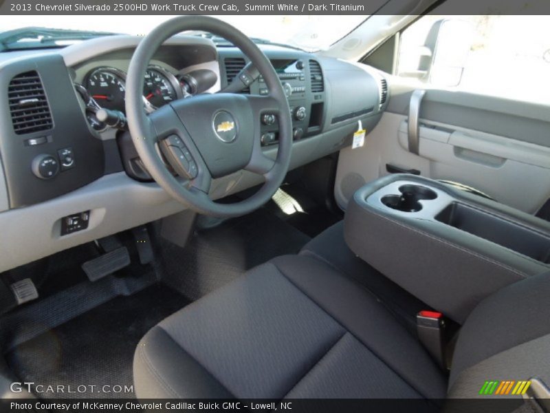 Summit White / Dark Titanium 2013 Chevrolet Silverado 2500HD Work Truck Crew Cab