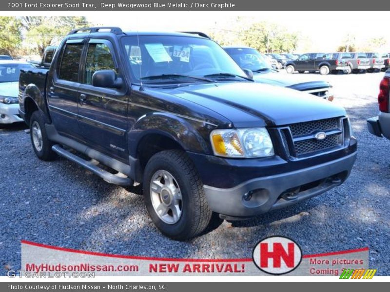Deep Wedgewood Blue Metallic / Dark Graphite 2001 Ford Explorer Sport Trac