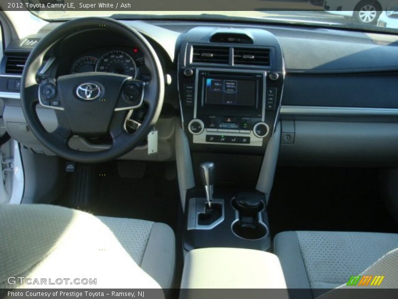 Super White / Ash 2012 Toyota Camry LE