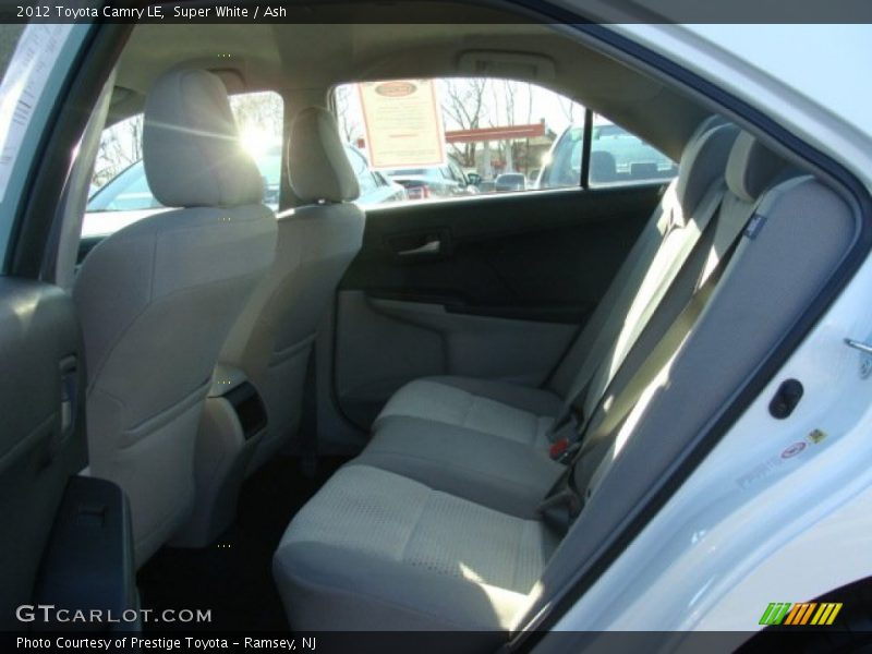 Super White / Ash 2012 Toyota Camry LE