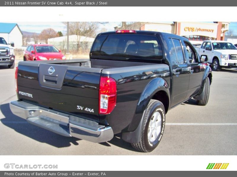 Super Black / Steel 2011 Nissan Frontier SV Crew Cab 4x4