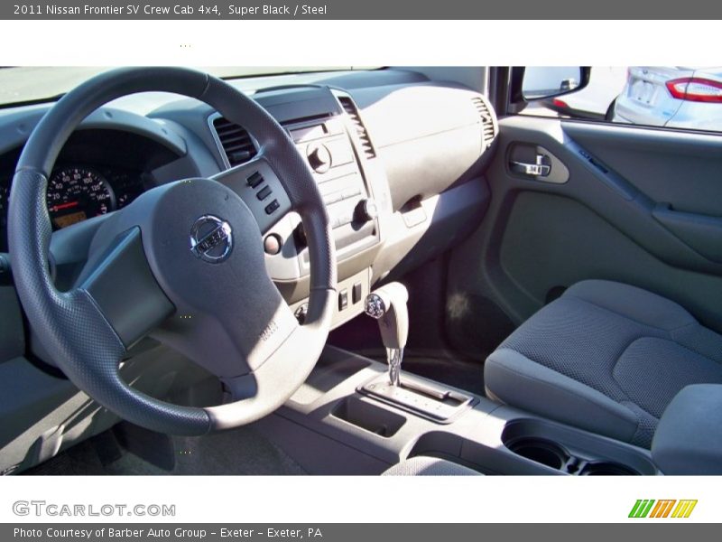 Super Black / Steel 2011 Nissan Frontier SV Crew Cab 4x4