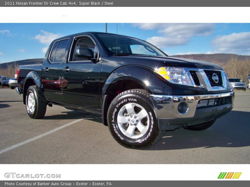 Super Black / Steel 2011 Nissan Frontier SV Crew Cab 4x4