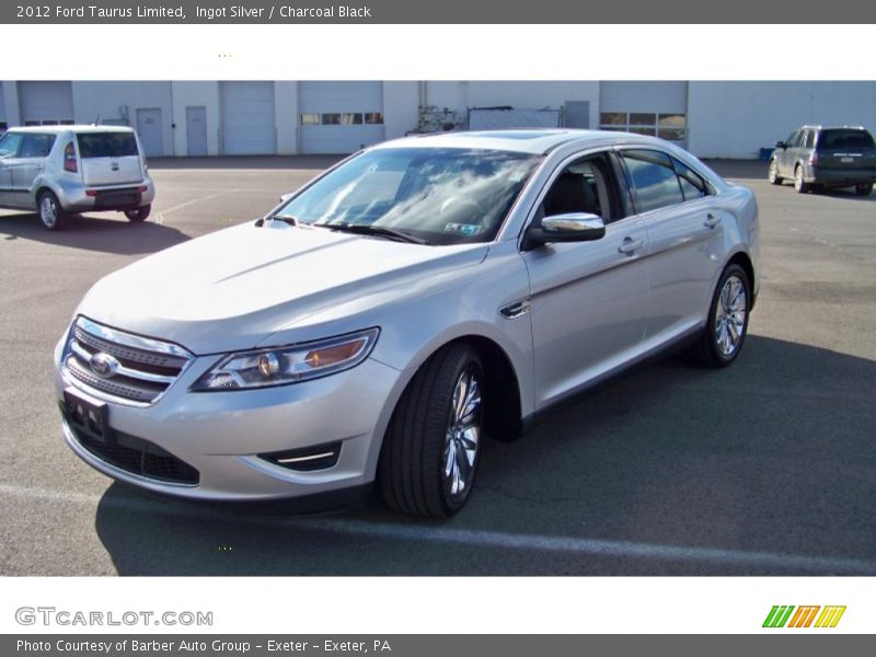 Ingot Silver / Charcoal Black 2012 Ford Taurus Limited