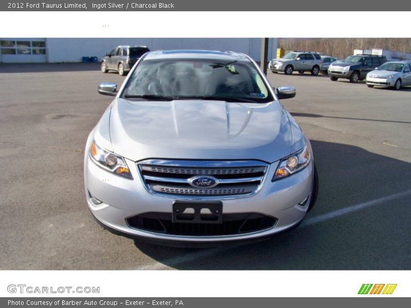 Ingot Silver / Charcoal Black 2012 Ford Taurus Limited