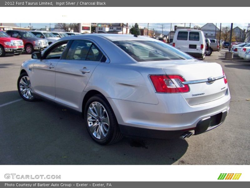 Ingot Silver / Charcoal Black 2012 Ford Taurus Limited