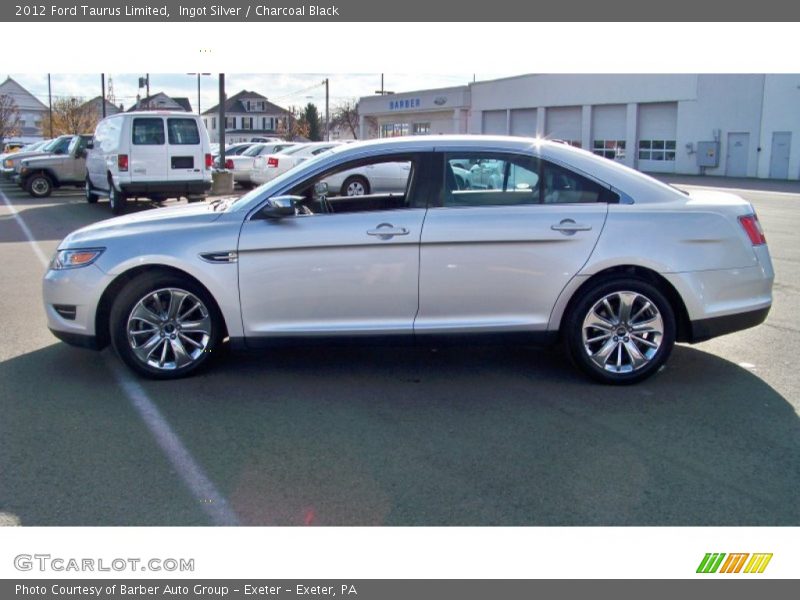 Ingot Silver / Charcoal Black 2012 Ford Taurus Limited