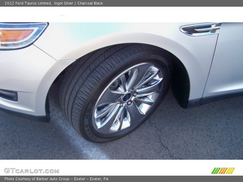 Ingot Silver / Charcoal Black 2012 Ford Taurus Limited
