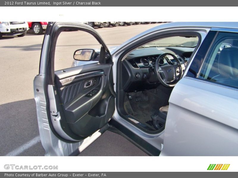 Ingot Silver / Charcoal Black 2012 Ford Taurus Limited