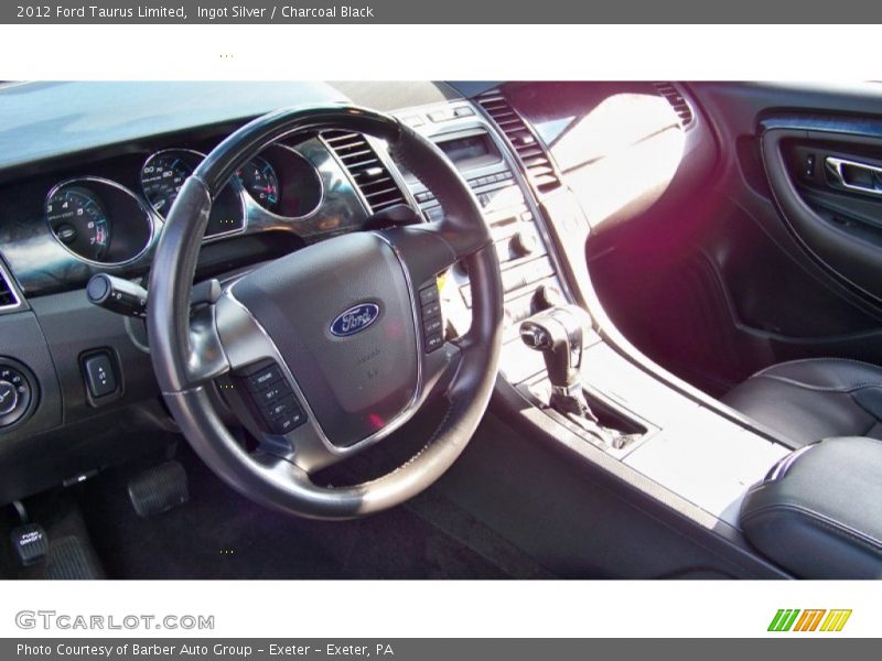 Ingot Silver / Charcoal Black 2012 Ford Taurus Limited