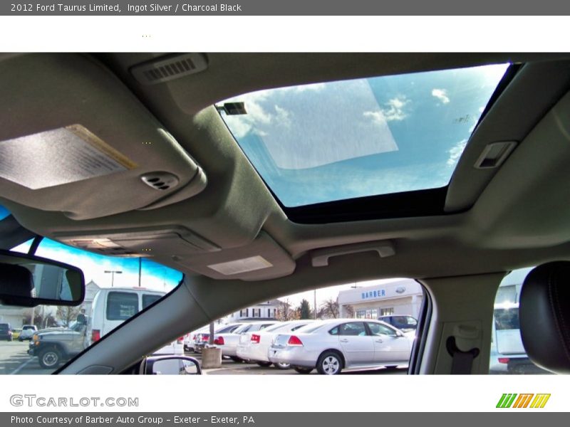 Ingot Silver / Charcoal Black 2012 Ford Taurus Limited