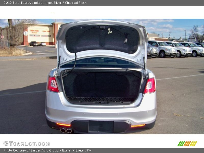 Ingot Silver / Charcoal Black 2012 Ford Taurus Limited