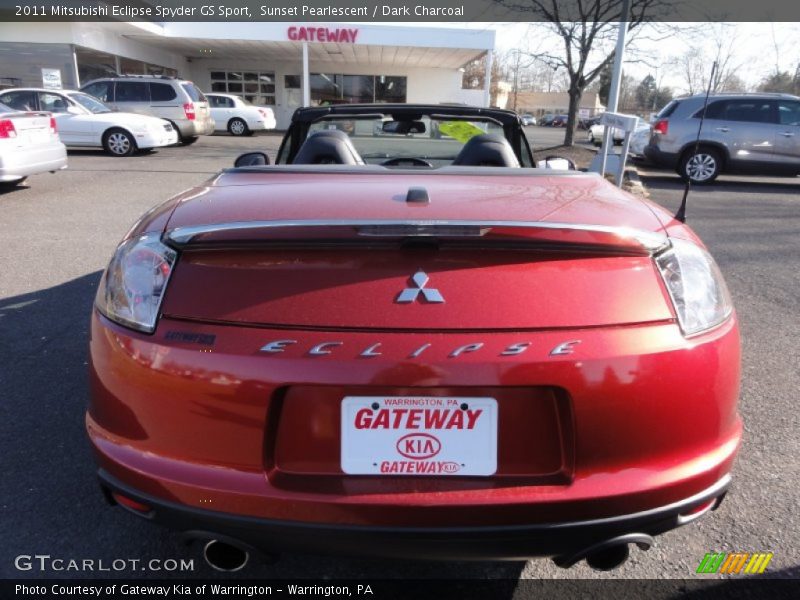 Sunset Pearlescent / Dark Charcoal 2011 Mitsubishi Eclipse Spyder GS Sport